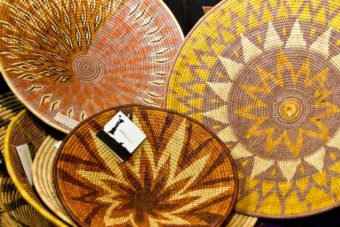 shopping woven baskets Namibia